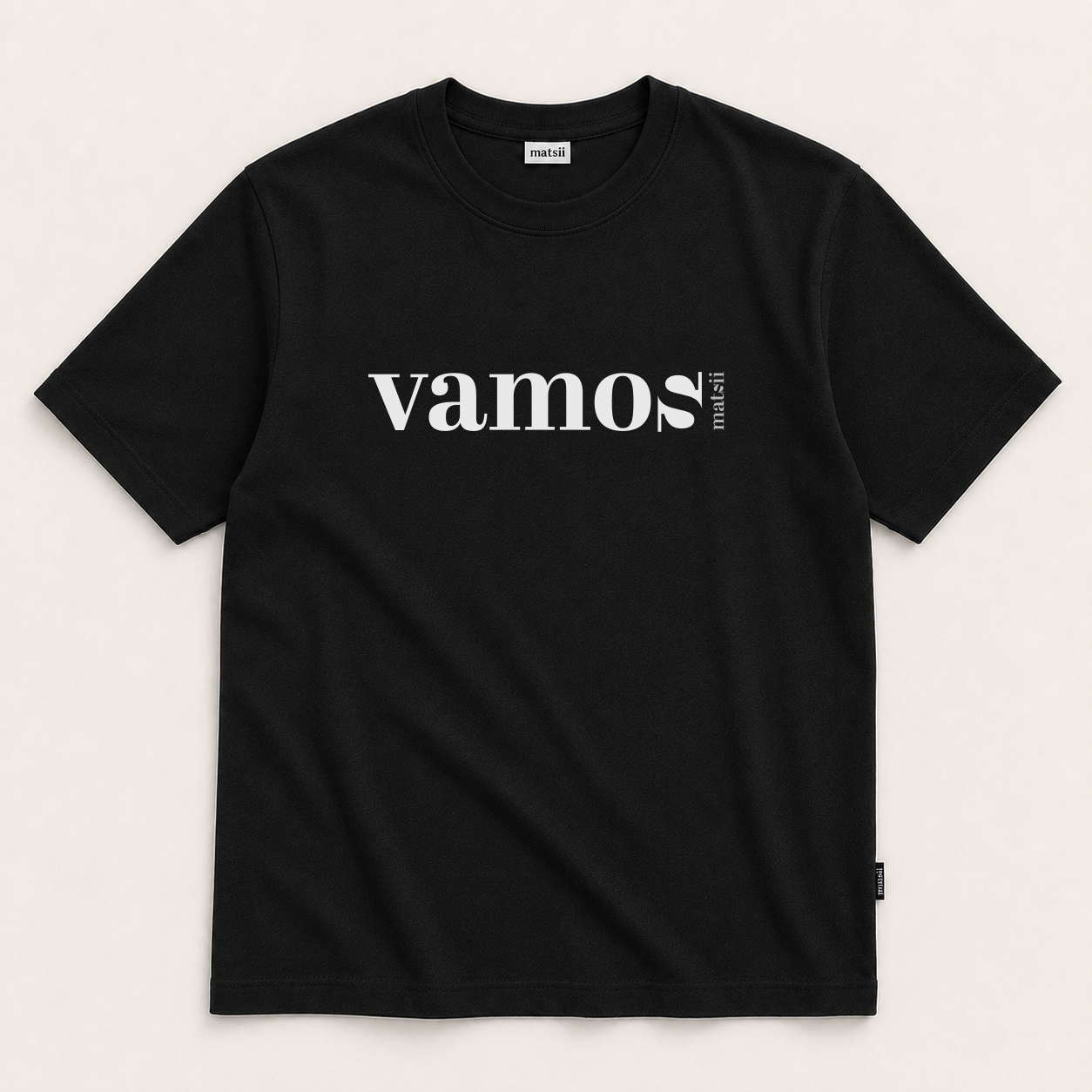 T-shirt - VAMOS Black